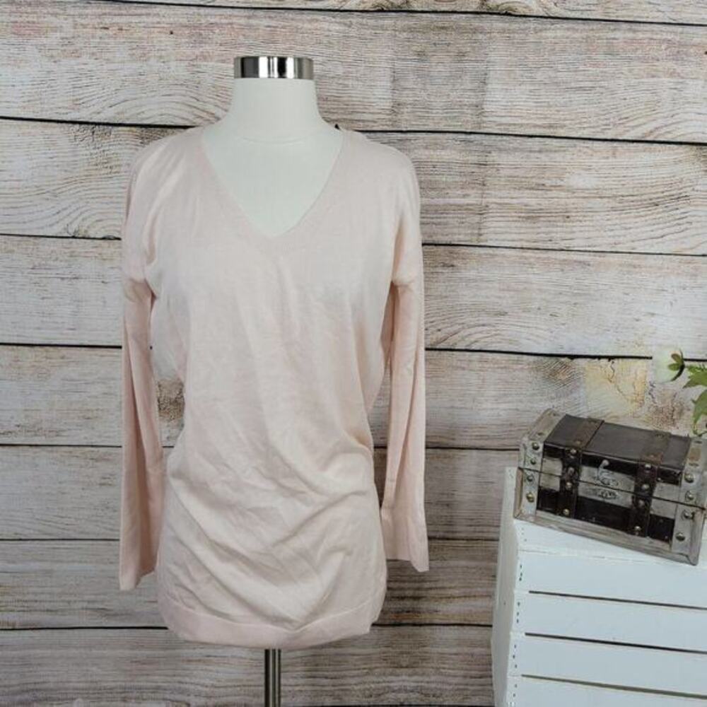 NWT Vimmia‎ Shavasana Reversible Sweater Light Pink Blush Size Small